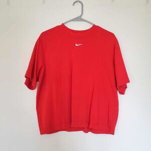 Nike Sportswear Essential Women's Red/Orange Boxy T-Shirt